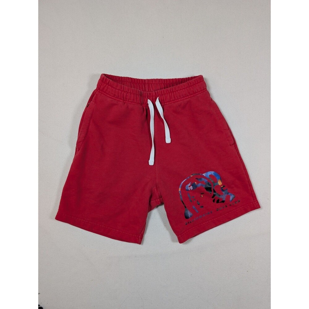 Billionaire Boys Club Shorts Men's S Red Terry Fleece Astronaut Logo 7" Inseam